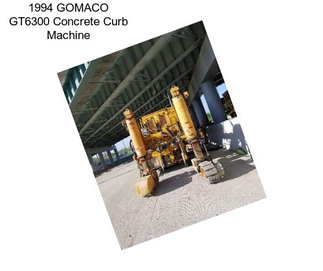 1994 GOMACO GT6300 Concrete Curb Machine