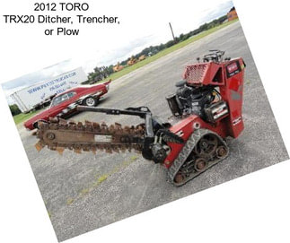 2012 TORO TRX20 Ditcher, Trencher, or Plow