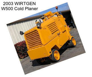 2003 WIRTGEN W500 Cold Planer