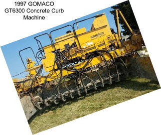 1997 GOMACO GT6300 Concrete Curb Machine