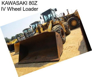 KAWASAKI 80Z IV Wheel Loader