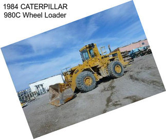 1984 CATERPILLAR 980C Wheel Loader