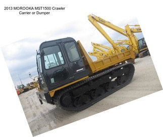 2013 MOROOKA MST1500 Crawler Carrier or Dumper