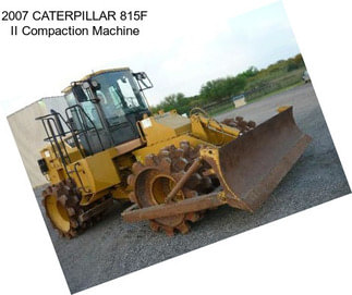 2007 CATERPILLAR 815F II Compaction Machine