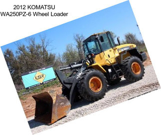2012 KOMATSU WA250PZ-6 Wheel Loader