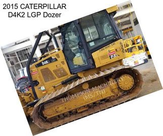 2015 CATERPILLAR D4K2 LGP Dozer