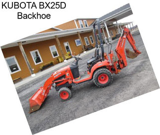 KUBOTA BX25D Backhoe