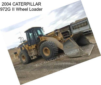 2004 CATERPILLAR 972G II Wheel Loader