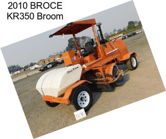 2010 BROCE KR350 Broom