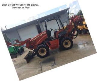 2004 DITCH WITCH RT115 Ditcher, Trencher, or Plow