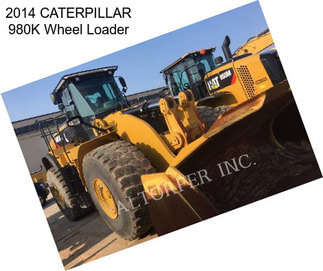 2014 CATERPILLAR 980K Wheel Loader