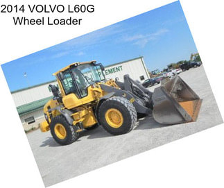 2014 VOLVO L60G Wheel Loader