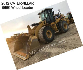 2012 CATERPILLAR 966K Wheel Loader