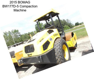 2015 BOMAG BW177D-5 Compaction Machine