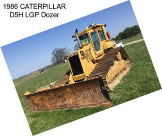 1986 CATERPILLAR D5H LGP Dozer