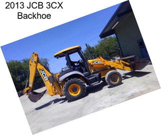 2013 JCB 3CX Backhoe