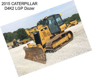 2015 CATERPILLAR D4K2 LGP Dozer