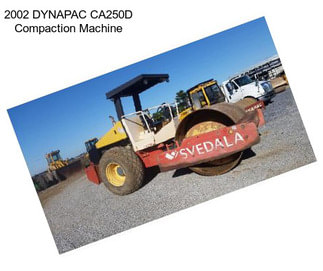2002 DYNAPAC CA250D Compaction Machine