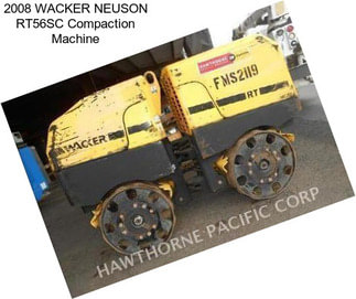 2008 WACKER NEUSON RT56SC Compaction Machine