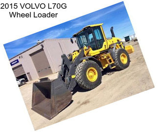 2015 VOLVO L70G Wheel Loader