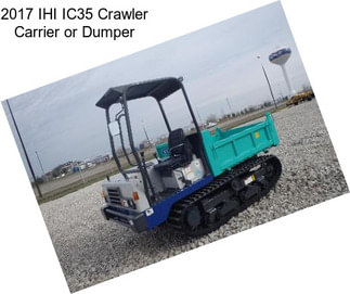 2017 IHI IC35 Crawler Carrier or Dumper