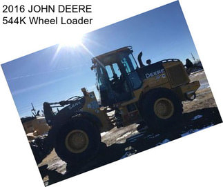 2016 JOHN DEERE 544K Wheel Loader