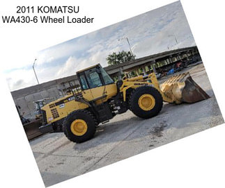 2011 KOMATSU WA430-6 Wheel Loader