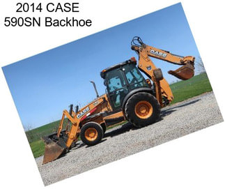 2014 CASE 590SN Backhoe