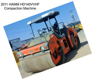 2011 HAMM HD140VVHF Compaction Machine