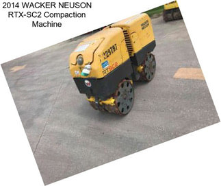 2014 WACKER NEUSON RTX-SC2 Compaction Machine