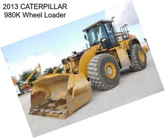 2013 CATERPILLAR 980K Wheel Loader