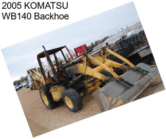 2005 KOMATSU WB140 Backhoe