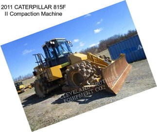 2011 CATERPILLAR 815F II Compaction Machine