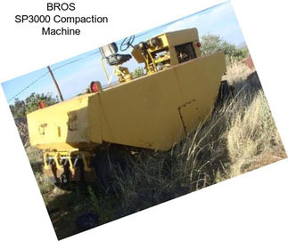 BROS SP3000 Compaction Machine