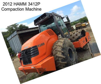 2012 HAMM 3412P Compaction Machine