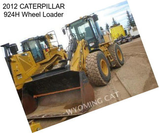 2012 CATERPILLAR 924H Wheel Loader