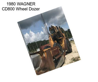 1980 WAGNER CD800 Wheel Dozer