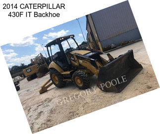 2014 CATERPILLAR 430F IT Backhoe