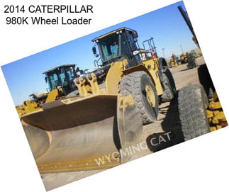 2014 CATERPILLAR 980K Wheel Loader