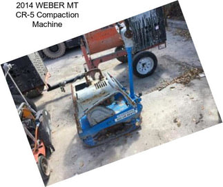 2014 WEBER MT CR-5 Compaction Machine