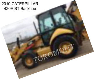 2010 CATERPILLAR 430E ST Backhoe