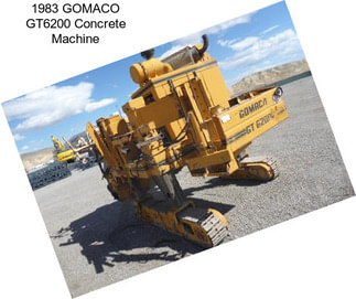 1983 GOMACO GT6200 Concrete Machine