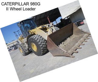 CATERPILLAR 980G II Wheel Loader