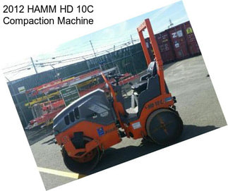 2012 HAMM HD 10C Compaction Machine