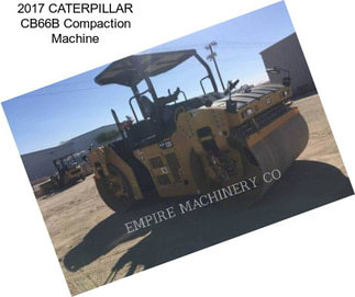 2017 CATERPILLAR CB66B Compaction Machine