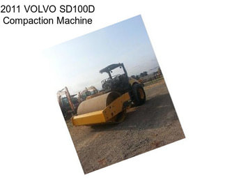 2011 VOLVO SD100D Compaction Machine