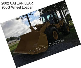 2002 CATERPILLAR 966G Wheel Loader