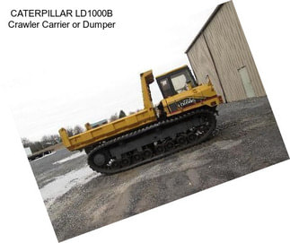 CATERPILLAR LD1000B Crawler Carrier or Dumper