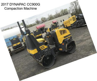 2017 DYNAPAC CC900G Compaction Machine