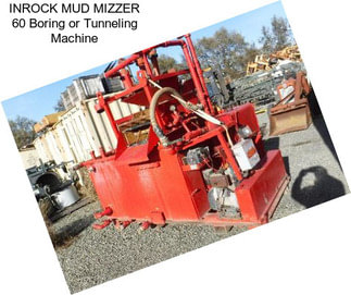 INROCK MUD MIZZER 60 Boring or Tunneling Machine